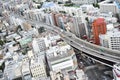 A bird`s-eye view of Tokyo from the landmark plaza