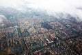 Bird`s view of shenzhen city Royalty Free Stock Photo