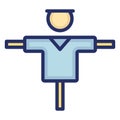 Bird scarer Isolated Vector icon which can easily modify or edit