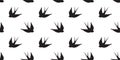 Bird Seagull Seamless Pattern vector pigeon isolated wallpaper background