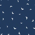 Bird seamless pattern color