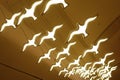 Flying Bird shape led lighting chandelier lamp