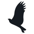 Bird silhouette icon