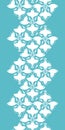 Bird silhouettes damask vector seamless pattern Royalty Free Stock Photo