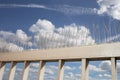 Bird spikes or anti pigeon control for roof and balconies at home Royalty Free Stock Photo