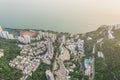 Bird view of cityscape of south of Hong Kong