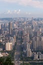 Bird view cityscape of Zhuhai, China