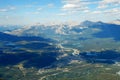 Bird view of the jasper town