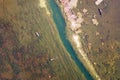 Bird View Lake in Autumn