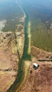 Bird View Lake in Autumn