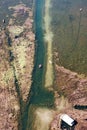 Bird View Lake in Autumn