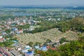 Bird view of Nakhonsawan city