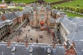 Bird view of the Ridderzaal, Binnenhof, the Hague Royalty Free Stock Photo