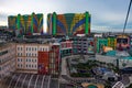 Panoramic view on the First World Hotel at Genting highlands, Malaysia Royalty Free Stock Photo