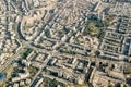 Bird view to Beer-Sheva city - capital of the Negev Royalty Free Stock Photo