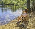 Bird Watching at Seashore State Park Virginia Beach, Virginia