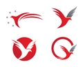 Bird wings logo