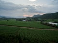 Bird's Eye View Angle High Prairie Pak Chong.