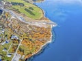 The beautiful autumn lookout of Glenorchy Royalty Free Stock Photo