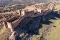 Bird's eye view of Castle of Riba de Santiuste