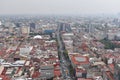 A bird's eye view of Mexico City from the Latin American Tower Royalty Free Stock Photo