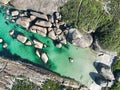 Bird's eye view shot of Elephant Rocks Royalty Free Stock Photo