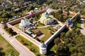 Bird's eye view of Zaraysk Kremlin Royalty Free Stock Photo