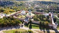 Bird's eye view of Zaraysk Kremlin Royalty Free Stock Photo