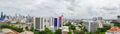 Birdeye view, panorama view of Bangkok