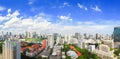 Birdeye view, panorama view of Bangkok