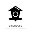 birdhouse icon in trendy design style. birdhouse icon isolated on white background. birdhouse vector icon simple and modern flat Royalty Free Stock Photo