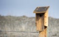 Birdhouse Made of Pine Boards