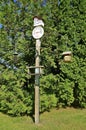 Birdhouse on a pole