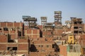 Birdhouses on the roofs of Cairo in Egypt Royalty Free Stock Photo