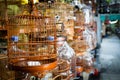 Birds in cages for sale in Hong Kong