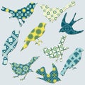 Birds Collection - background tiles