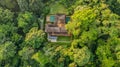 From a birds eye view the ancient sanctuary looks like a hidden gem in the midst of nature a perfect retreat for a