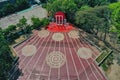 Shaheed minar at Dhaka during lockddown.