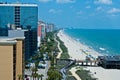 Birds Eye View of Myrtle Beach, South Carolina Royalty Free Stock Photo