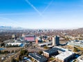 Aerial photo of Salt Lake City Royalty Free Stock Photo