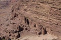 Birds eye view of Royal Tomb from High Place of Sacrifice (Al-Madbah) viewpoint, Petra