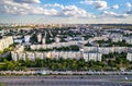 Aerial view of Voskresenka district of Kiev, Ukraine