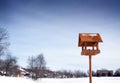 Birds feeder Royalty Free Stock Photo