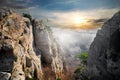 Birds over valley of ghosts