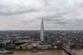 Birds view of London with Shard in the centre