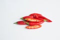 Birdseye chilli peppers Royalty Free Stock Photo