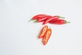 Birdseye chilli peppers Royalty Free Stock Photo