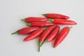 Birdseye chilli peppers Royalty Free Stock Photo