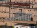 Birdseye view of a Detail of a Prison in Italy