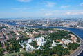 Birdseye view of Saint Petersburg Royalty Free Stock Photo